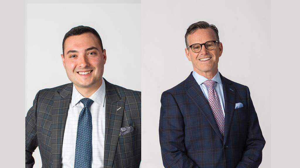 Jeffrey Adams Russell, left, is the new chief operating officer of Frank Adams Jewelers while Timothy Ryan will take on the role of president. Jeffrey Adams Russell and Timothy Ryan of Frank Adams Jewelers